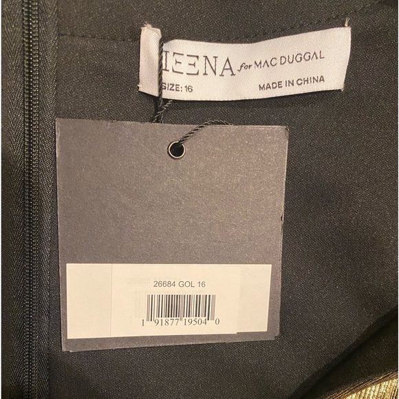 Gold Ieena for Mac Duggal - Picture 6 of 7